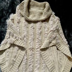 Neiman Marcus Fur Poncho